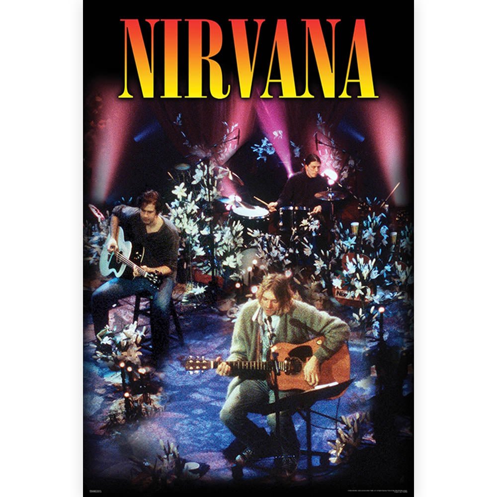 NIRVANA ニルヴァーナ - UNPLUGGED ROCK N ROLL / ポスター - PGS